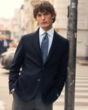 Load image into Gallery viewer, ETON 10001481122 WHITE COLLAR BLUE STRIPE SIGANTURE TWILL SLIM SC SHIRT