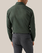 Load image into Gallery viewer, ETON 10001277568 GREEN HERRINGBONE SLIM SINGLE CUFF SHIRT