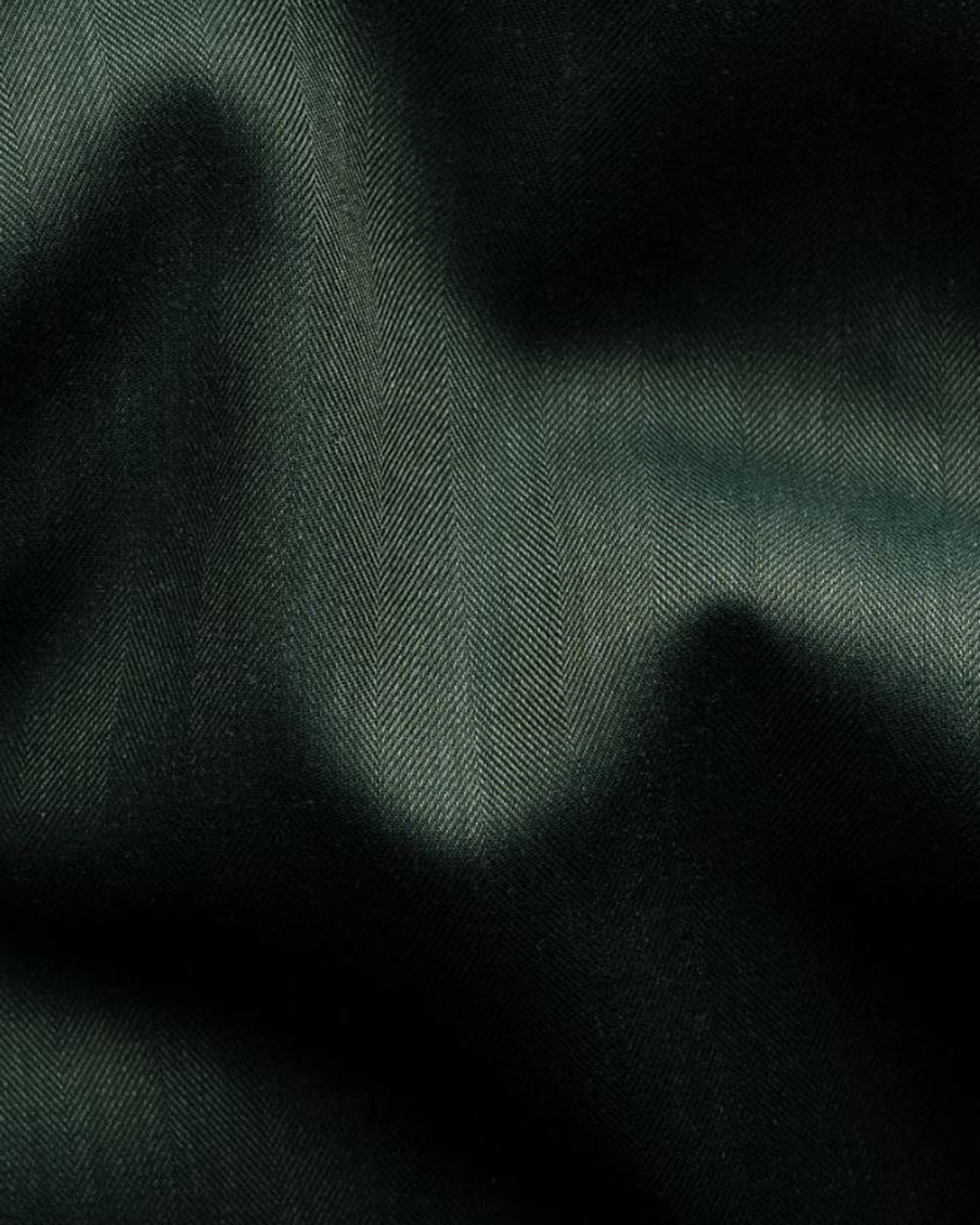ETON 10001277568 GREEN HERRINGBONE SLIM SINGLE CUFF SHIRT