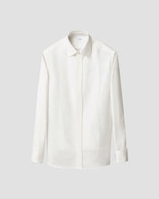 Load image into Gallery viewer, ETON 10001390002 OFF-WHITE BIB-FRONT LUREX SLIM FRENCH CUFF SHIRT