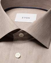 Load image into Gallery viewer, ETON 10001393334 LATTE SIGNATURE TWILL SLIM SC SHIRT