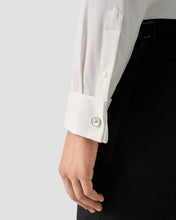 Load image into Gallery viewer, ETON 10001479802 OFF-WHITE BIB FRONT LUREX SLIM FRENCH CUFF SHIRT