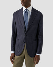 Load image into Gallery viewer, ETON 10001481122 WHITE COLLAR BLUE STRIPE SIGANTURE TWILL SLIM SC SHIRT