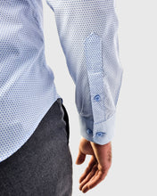 Load image into Gallery viewer, VINCENT & FRANKS S21SSP19041 BLUE PRINT SLIM SC SHIRT