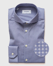 Load image into Gallery viewer, ETON 27657351123 NAVY GEO PRINT SLIM SC SHIRT