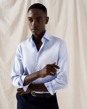 Load image into Gallery viewer, ETON 30007951121 BLUE SIGNATURE TWILL SLIM SINGLE CUFF SHIRT