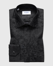 Load image into Gallery viewer, ETON 30507056119 BLACK JACQUARD SLIM SC SHIRT.