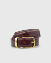 Load image into Gallery viewer, VINCENT& FRANKS 609PA ITA WINE PATENT LEATHER BELT