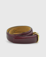 Load image into Gallery viewer, VINCENT& FRANKS 609PA ITA WINE PATENT LEATHER BELT