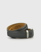 Load image into Gallery viewer, VINCENT & FRANKS / ROUGE 609C ITA GREY LIZARD LEATHER BELT