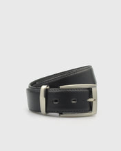 Load image into Gallery viewer, VINCENT & FRANKS 720A ITA BLACK LEATHER BELT