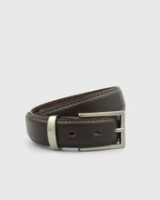 Load image into Gallery viewer, VINCENT & FRANKS / ROUGE 609B ITA BROWN LEATHER BELT