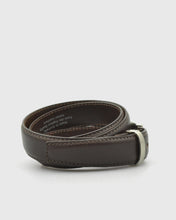 Load image into Gallery viewer, VINCENT & FRANKS / ROUGE 609B ITA BROWN LEATHER BELT
