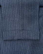 Load image into Gallery viewer, VINCENT & FRANKS S2118033/4 BLUE PIN-STRIPE SLIM TROUSER