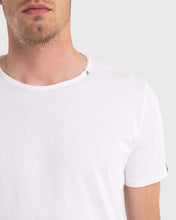 Load image into Gallery viewer, REPLAY R0012660M3590 WHITE CREW TEE