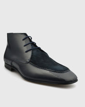 Load image into Gallery viewer, VINCENT & FRANKS VFS23SU PATENT NAVY DERBY BOOT