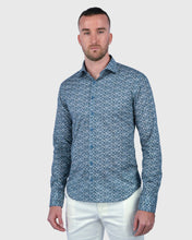Load image into Gallery viewer, VINCENT &amp; FRANKS W2303632224A BLUE LIBERTY PRINT SLIM SC SHIRT
