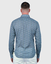 Load image into Gallery viewer, VINCENT &amp; FRANKS W2303632224A BLUE LIBERTY PRINT SLIM SC SHIRT

