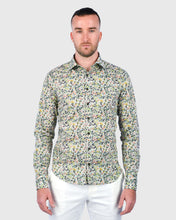 Load image into Gallery viewer, VINCENT & FRANKS W2303639009C GREEN LIBERTY PRINT SLIM SC SHIRT