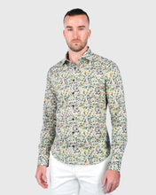 Load image into Gallery viewer, VINCENT & FRANKS W2303639009C GREEN LIBERTY PRINT SLIM SC SHIRT