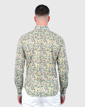 Load image into Gallery viewer, VINCENT & FRANKS W2303639009C GREEN LIBERTY PRINT SLIM SC SHIRT