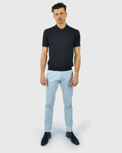 Load image into Gallery viewer, TOMBOLINI WM3SZMFL-TB SS BLK NAVY KNITTED POLO