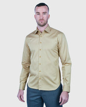 Load image into Gallery viewer, ROUGE S1878345T TAN SLIM SC SHIRT