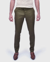 Load image into Gallery viewer, VINCENT & FRANKS S197641 SLIM KHAKI LINEN TROUSER