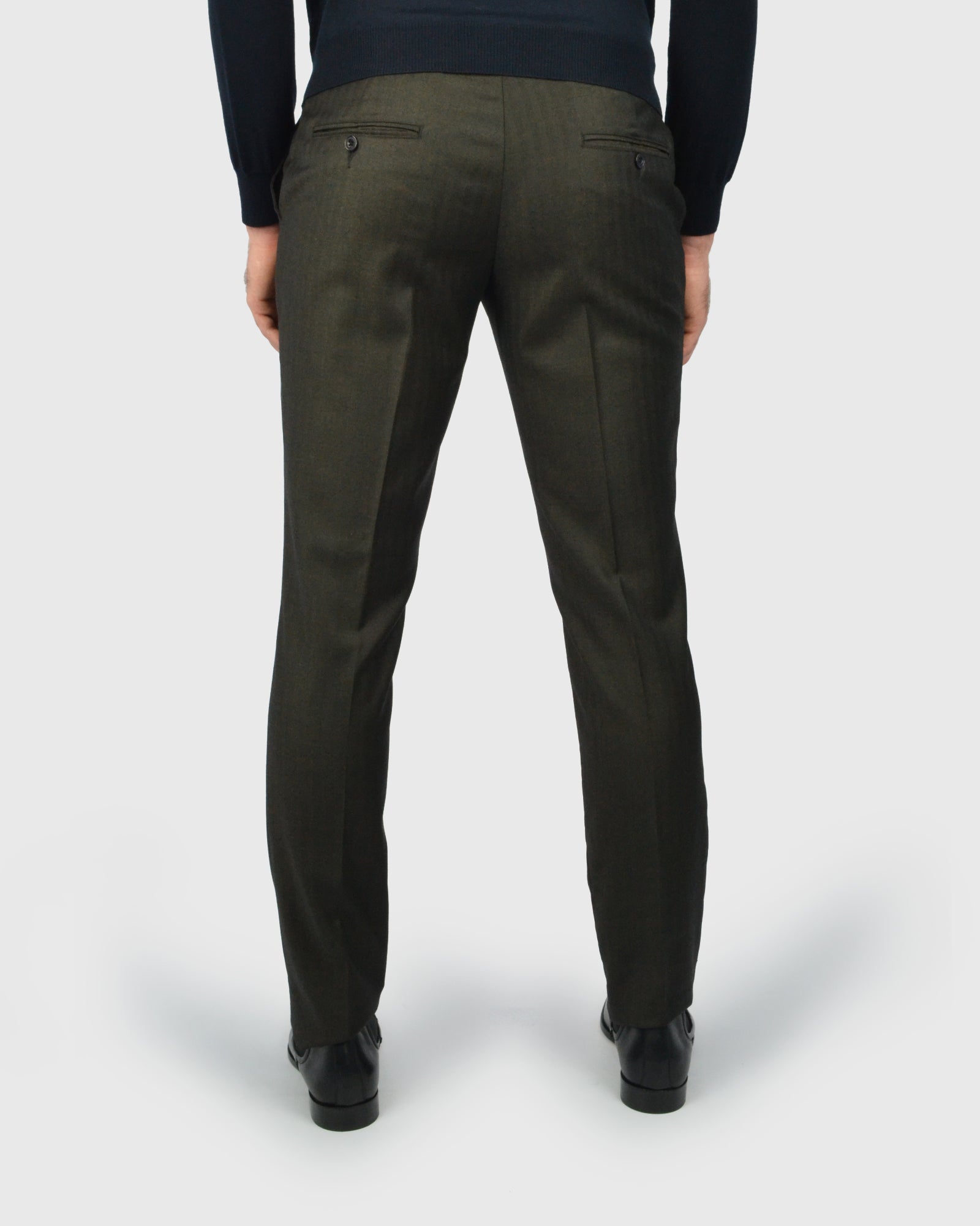 VINCENT & FRANKS W22VF-702236 BRN SLIM TROUSER
