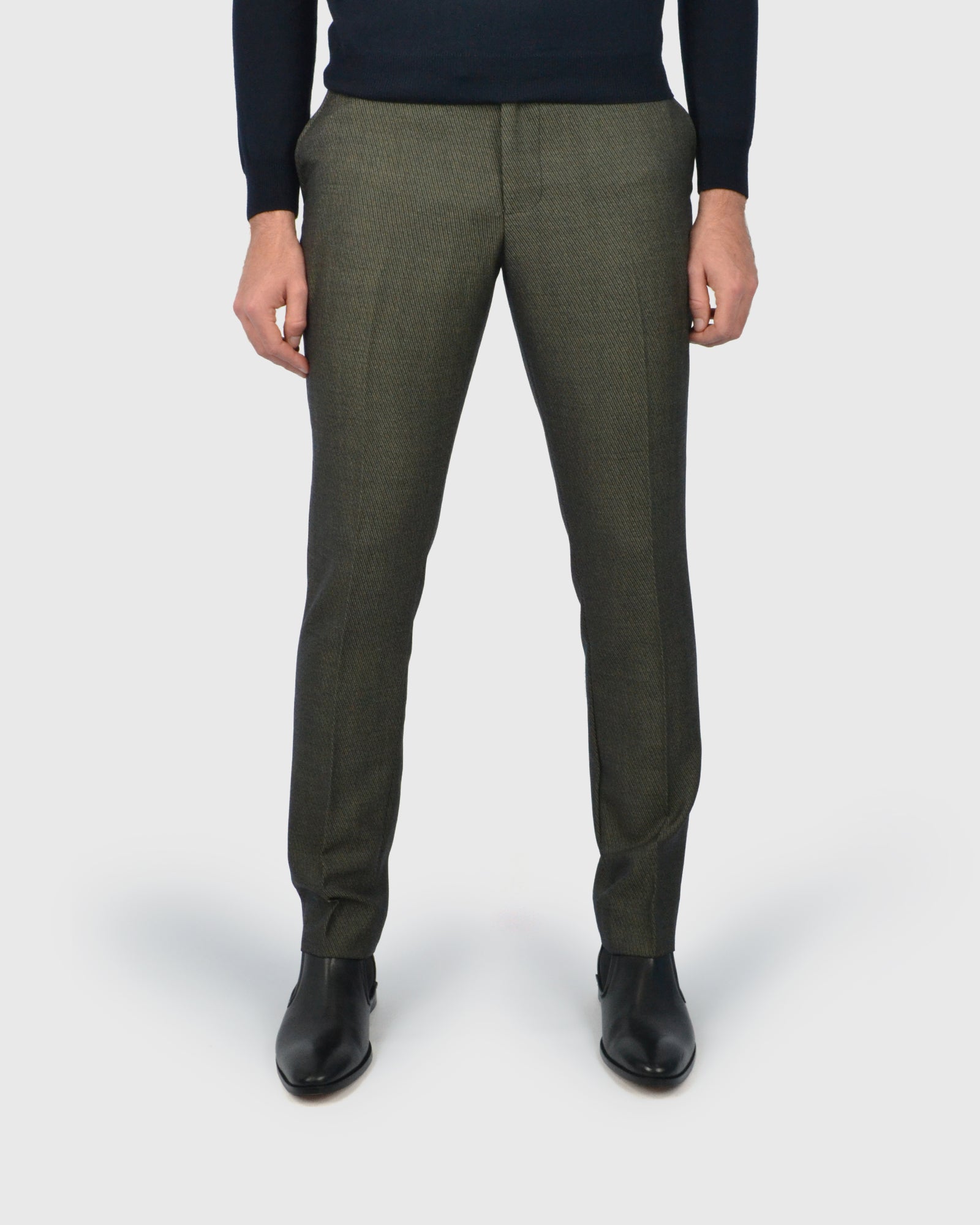 VINCENT & FRANKS W22VF-23601 BRN SLIM TROUSER