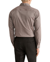 Load image into Gallery viewer, ETON BROWN FLANNEL SLIM SINGLE CUFF SHIRT 1000139633840