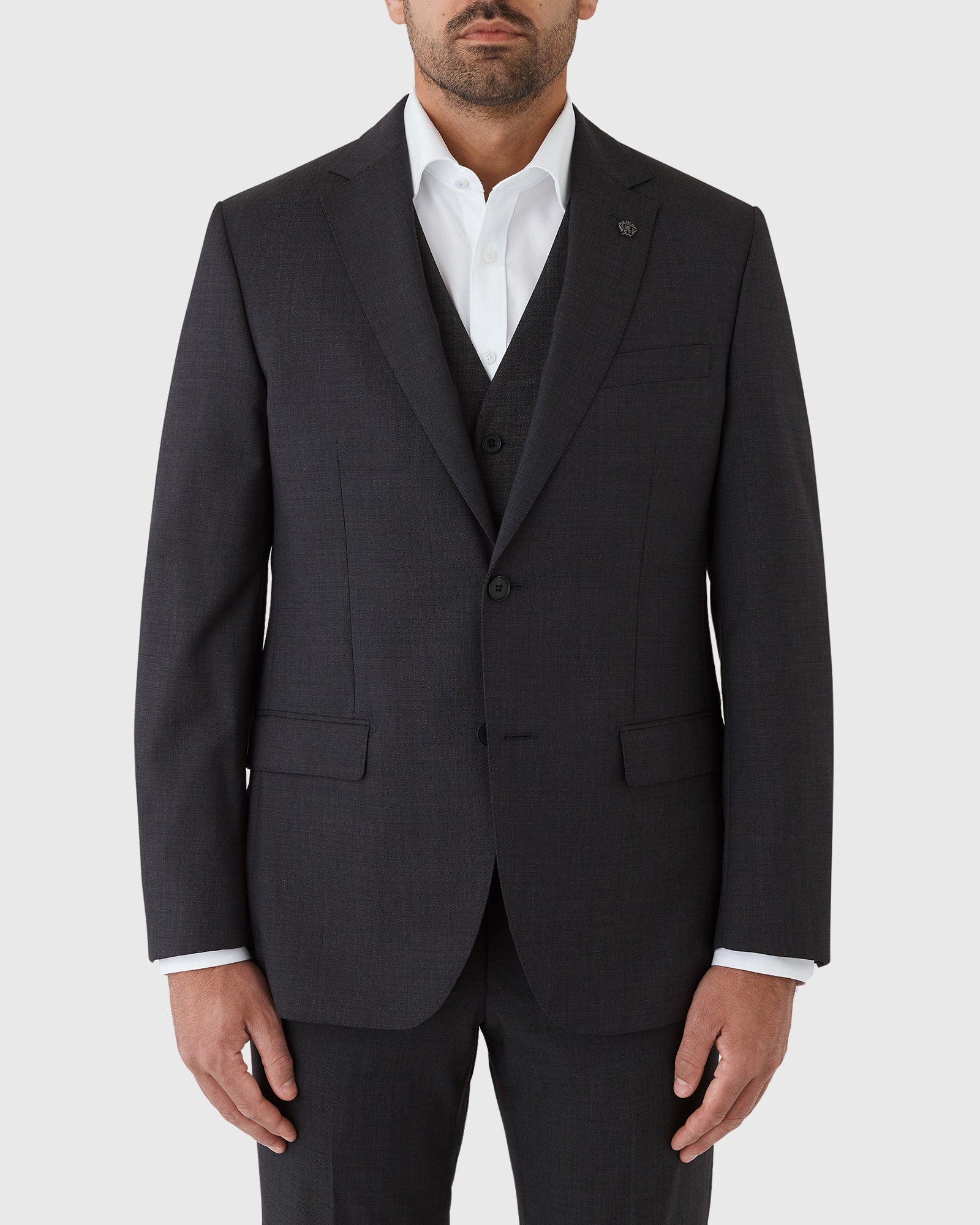 CAMBRIDGE F2800 CHARCOAL BEAUMONT VEST