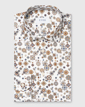 Load image into Gallery viewer, ETON 10001216499 MEDALLION PRINT WHITE SLIM SINGLE CUFF SHIRT