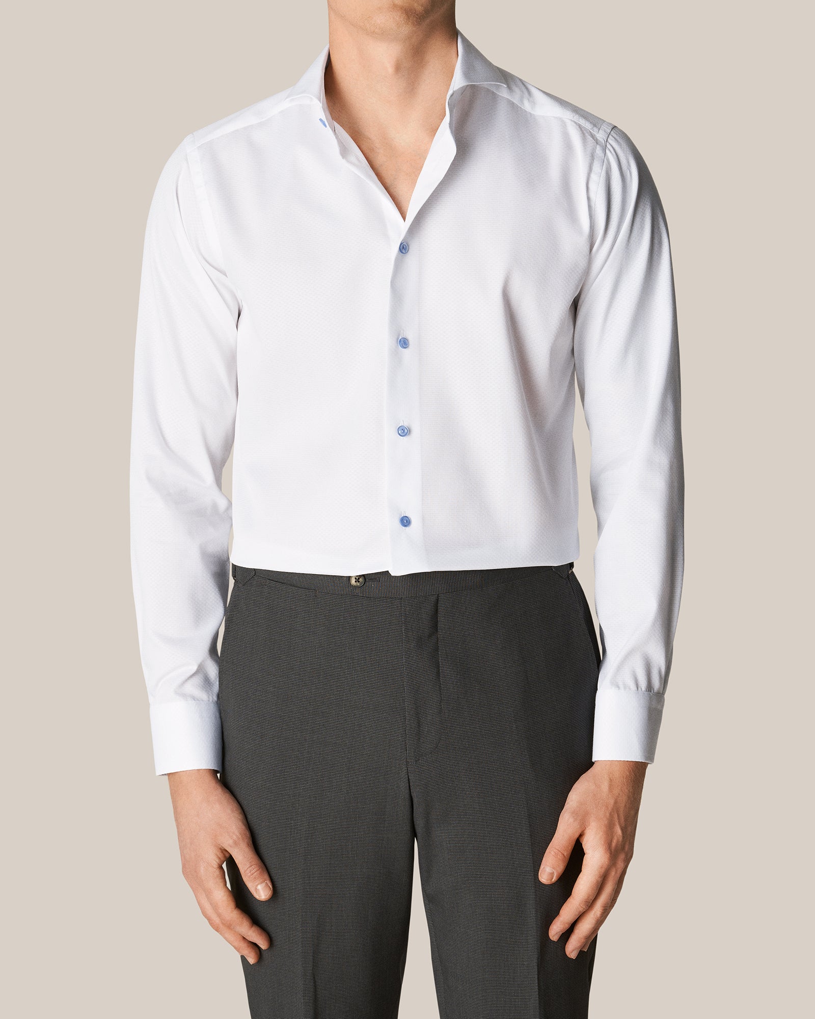 ETON 100000423301 WHITE SLIM SC SHIRT