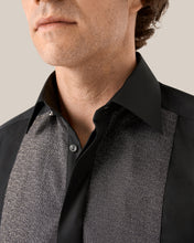 Load image into Gallery viewer, ETON 10001219718 BLACK WITH LUREX SLIM FRENCH CUFF SHIRT