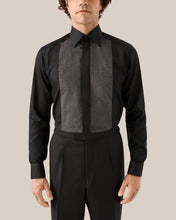 Load image into Gallery viewer, ETON 10001219718 BLACK WITH LUREX SLIM FRENCH CUFF SHIRT