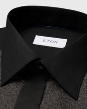 Load image into Gallery viewer, ETON 10001219718 BLACK WITH LUREX SLIM FRENCH CUFF SHIRT