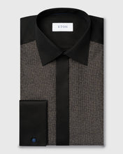 Load image into Gallery viewer, ETON 10001219718 BLACK WITH LUREX SLIM FRENCH CUFF SHIRT