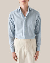 Load image into Gallery viewer, ETON 100010300 L-BLUE FLANNEL SLIM SC SHIRT