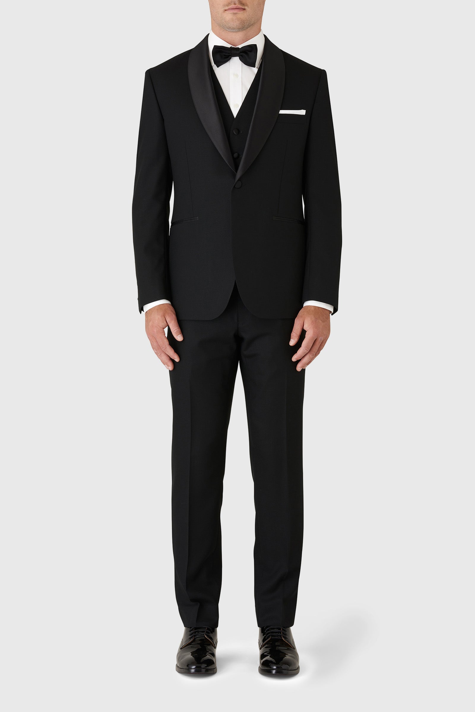 JOE BLACK FCK410 BLACK FORTRESS TUXEDO JACKET