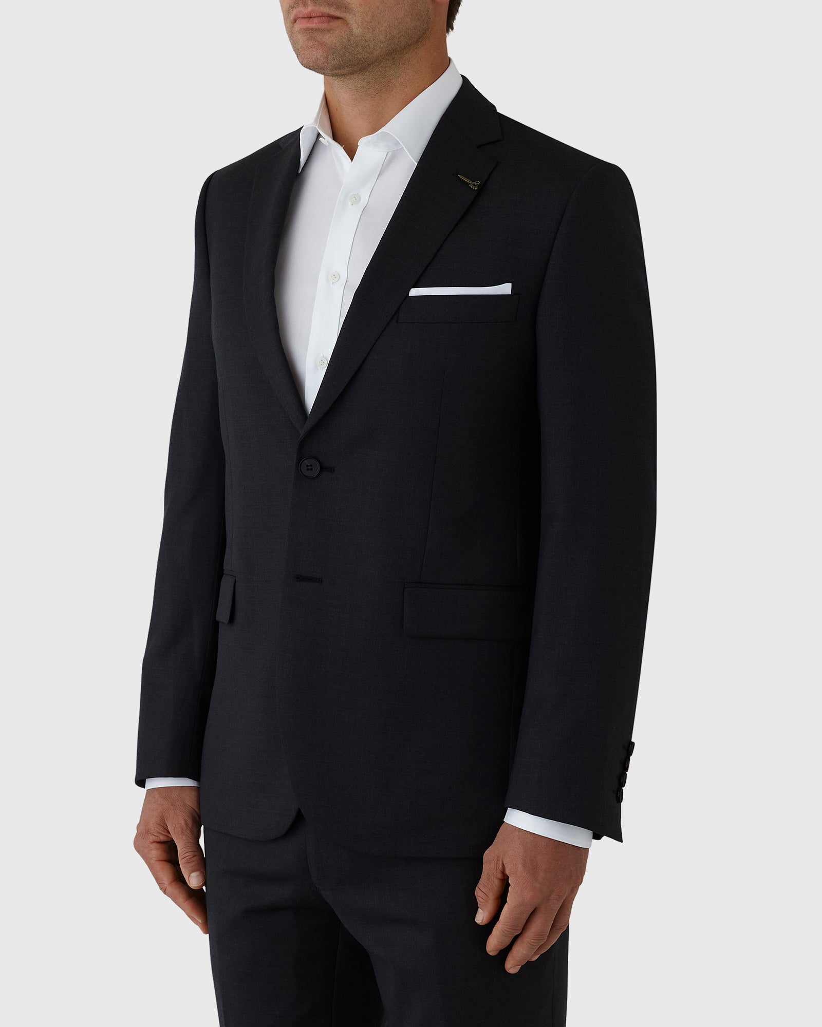 JOE BLACK FCZ027 CHARCOAL ANCHOR SUIT JACKET