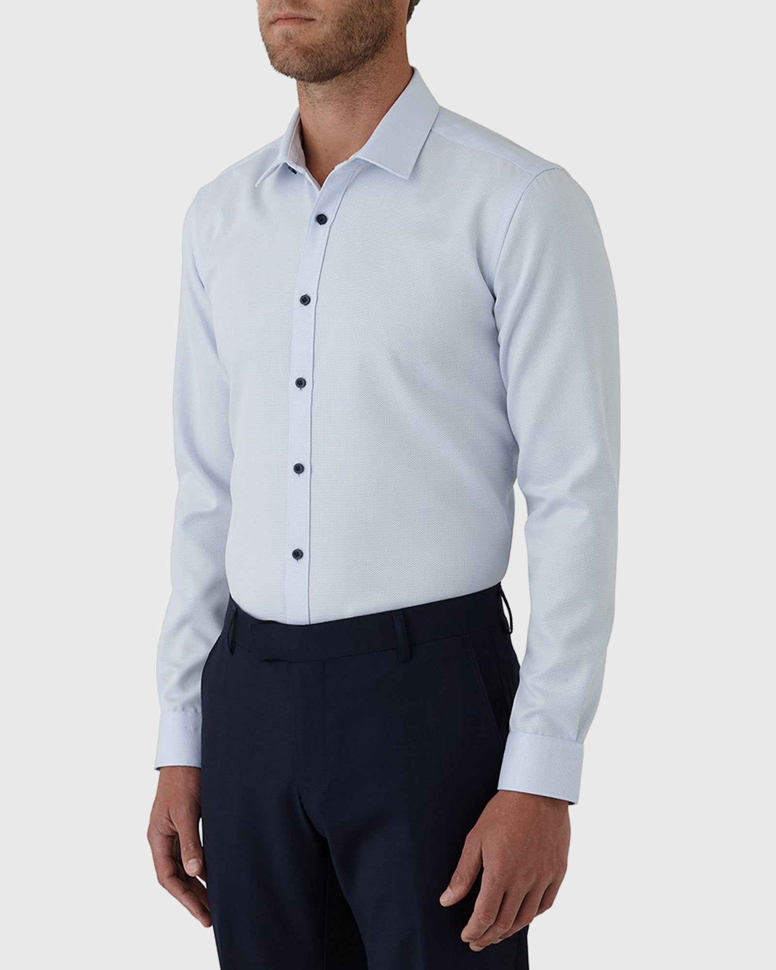 GIBSON FGB019 LIGHT BLUE REGULAR CUFF FIERCE SHIRT