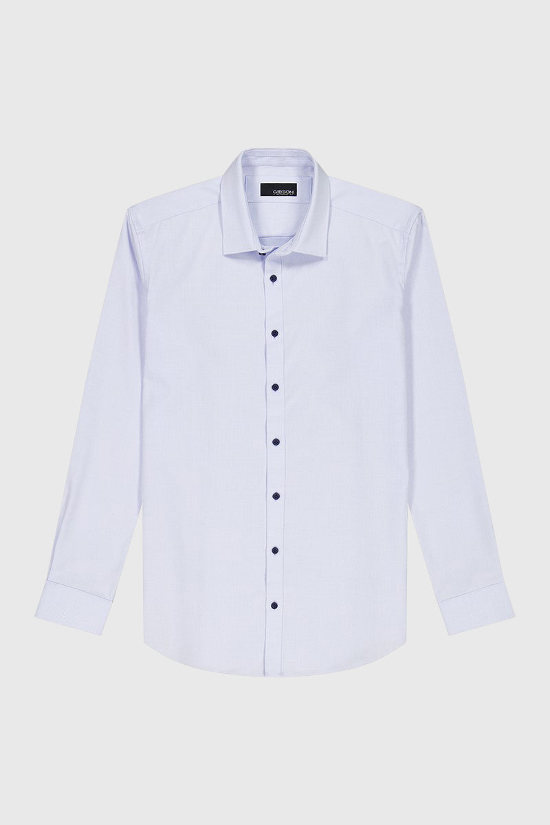 GIBSON FGB019 LIGHT BLUE REGULAR CUFF FIERCE SHIRT