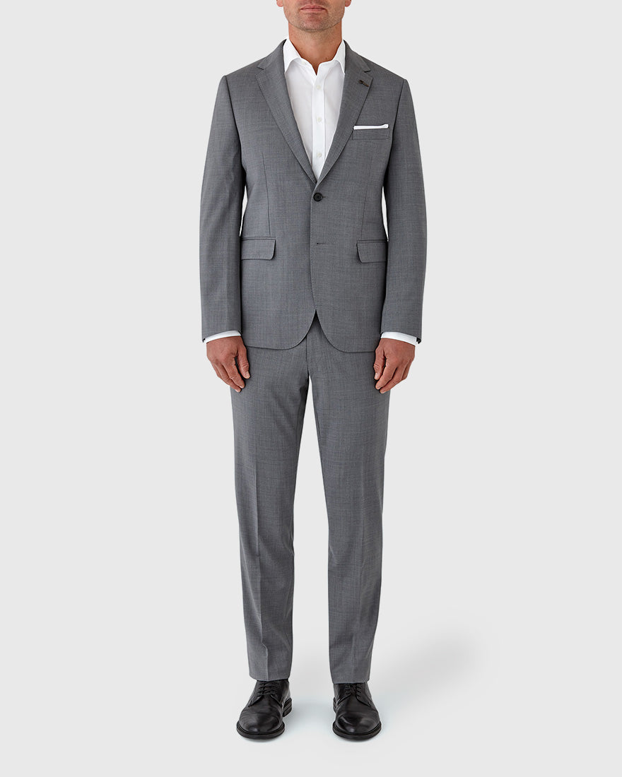 JOE BLACK FJQ826 GREY ARMORY SUIT JACKET