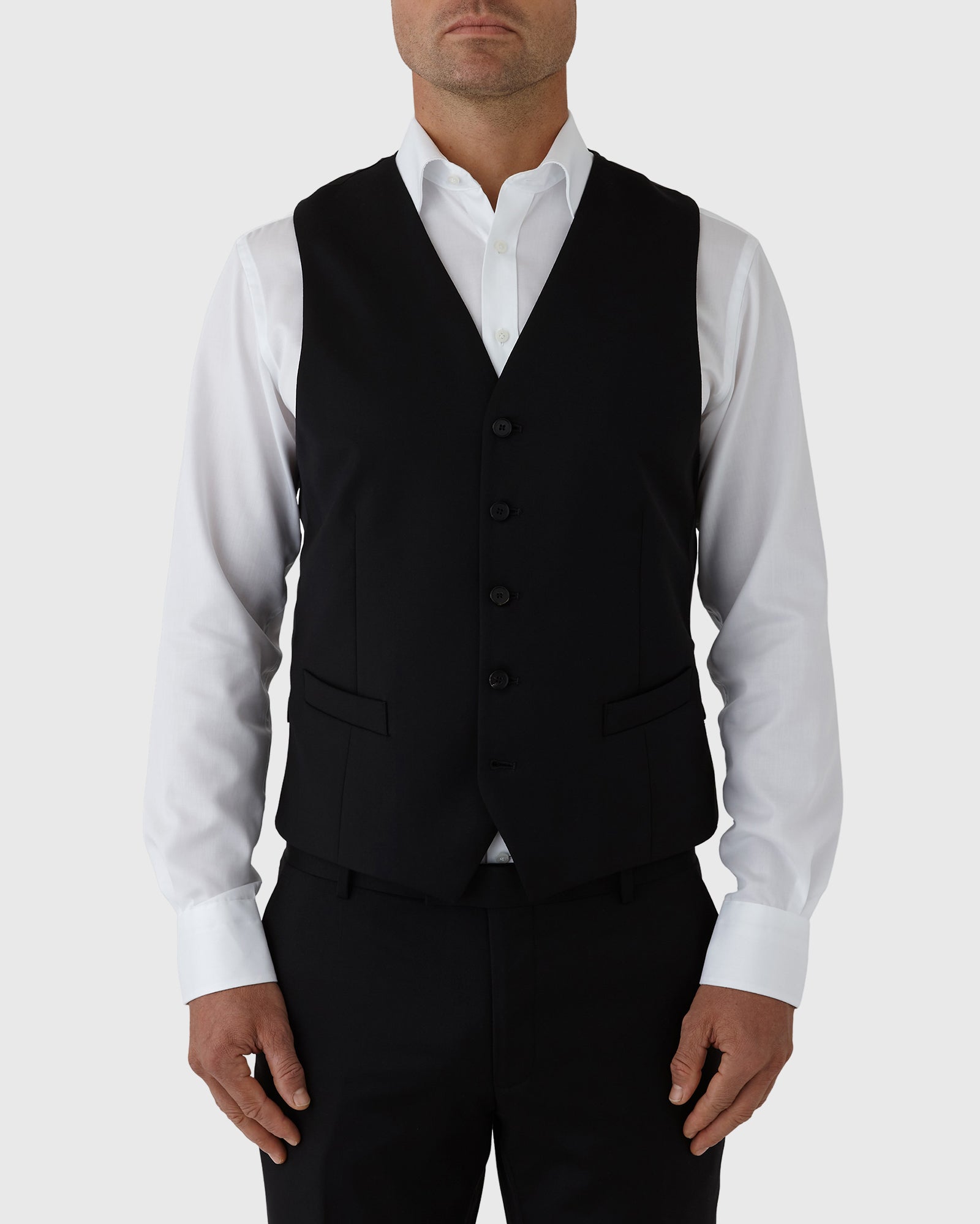 JOE BLACK FJV032-J BLACK MAIL VEST