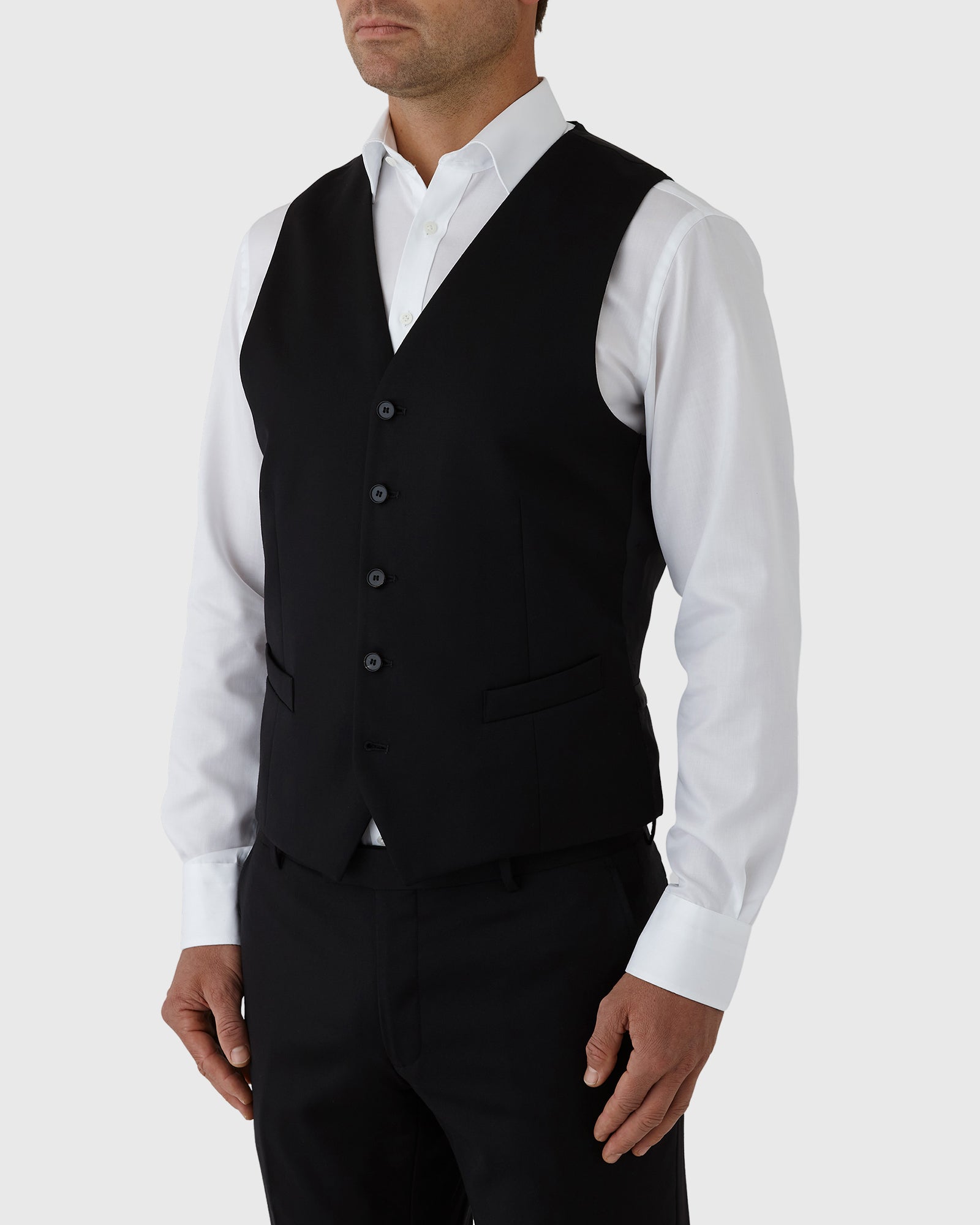 JOE BLACK FJV032-J BLACK MAIL VEST