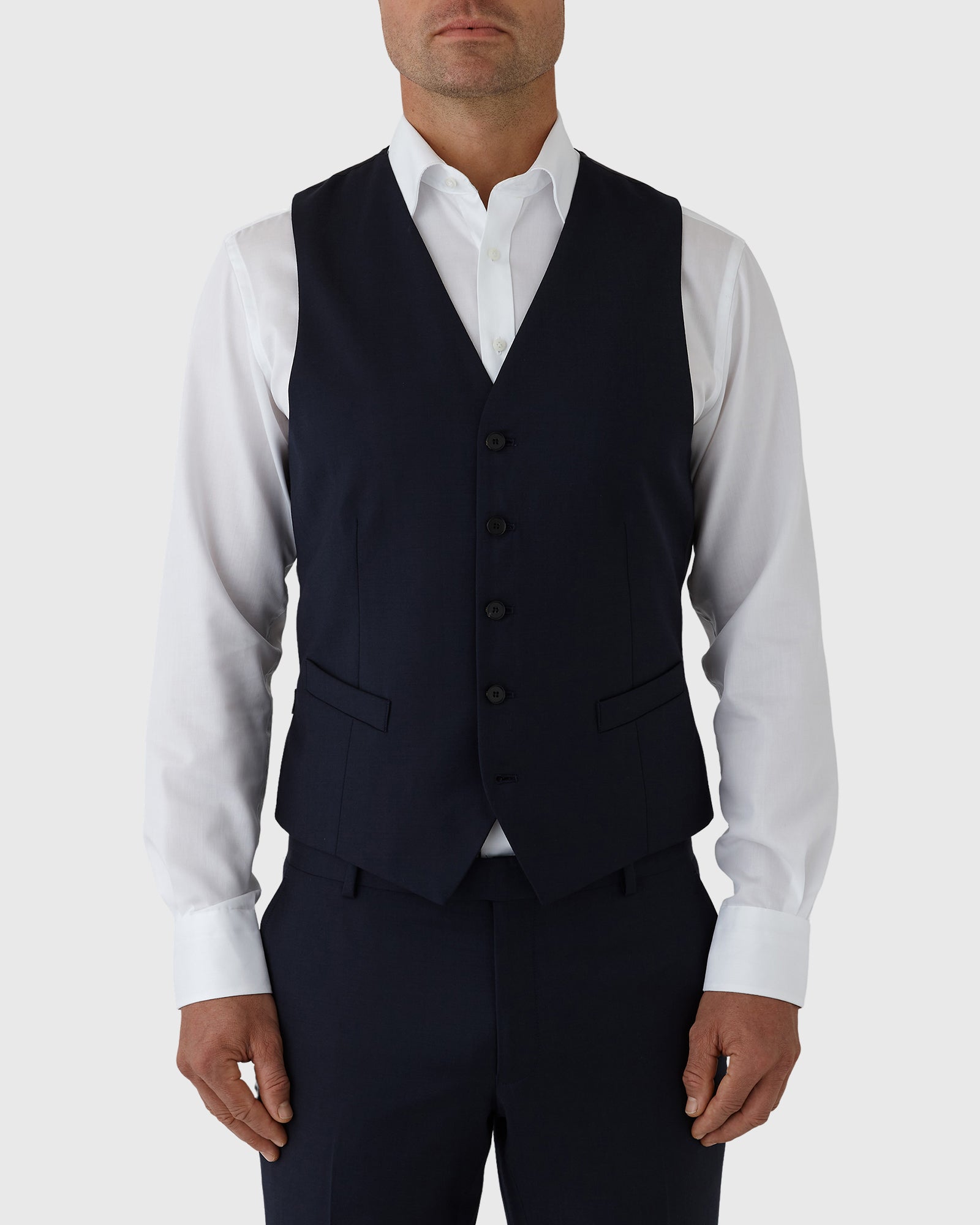 JOE BLACK FJV032-J NAVY MAIL VEST