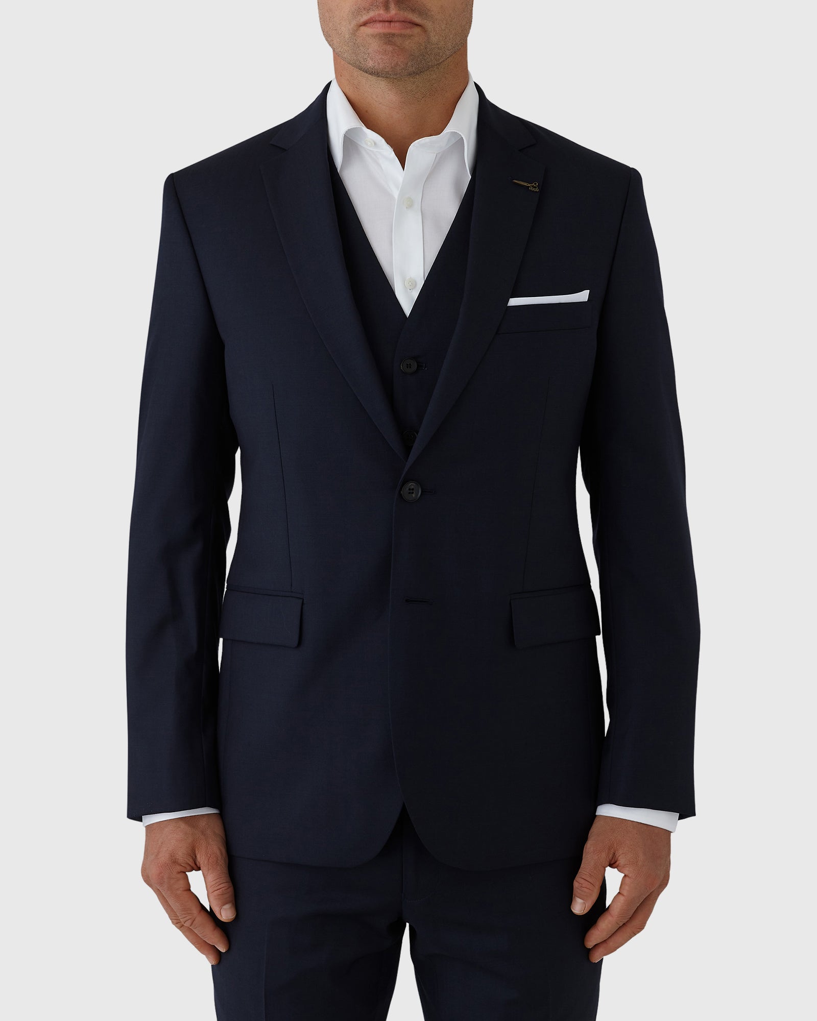 JOE BLACK FJV032-J NAVY MAIL VEST