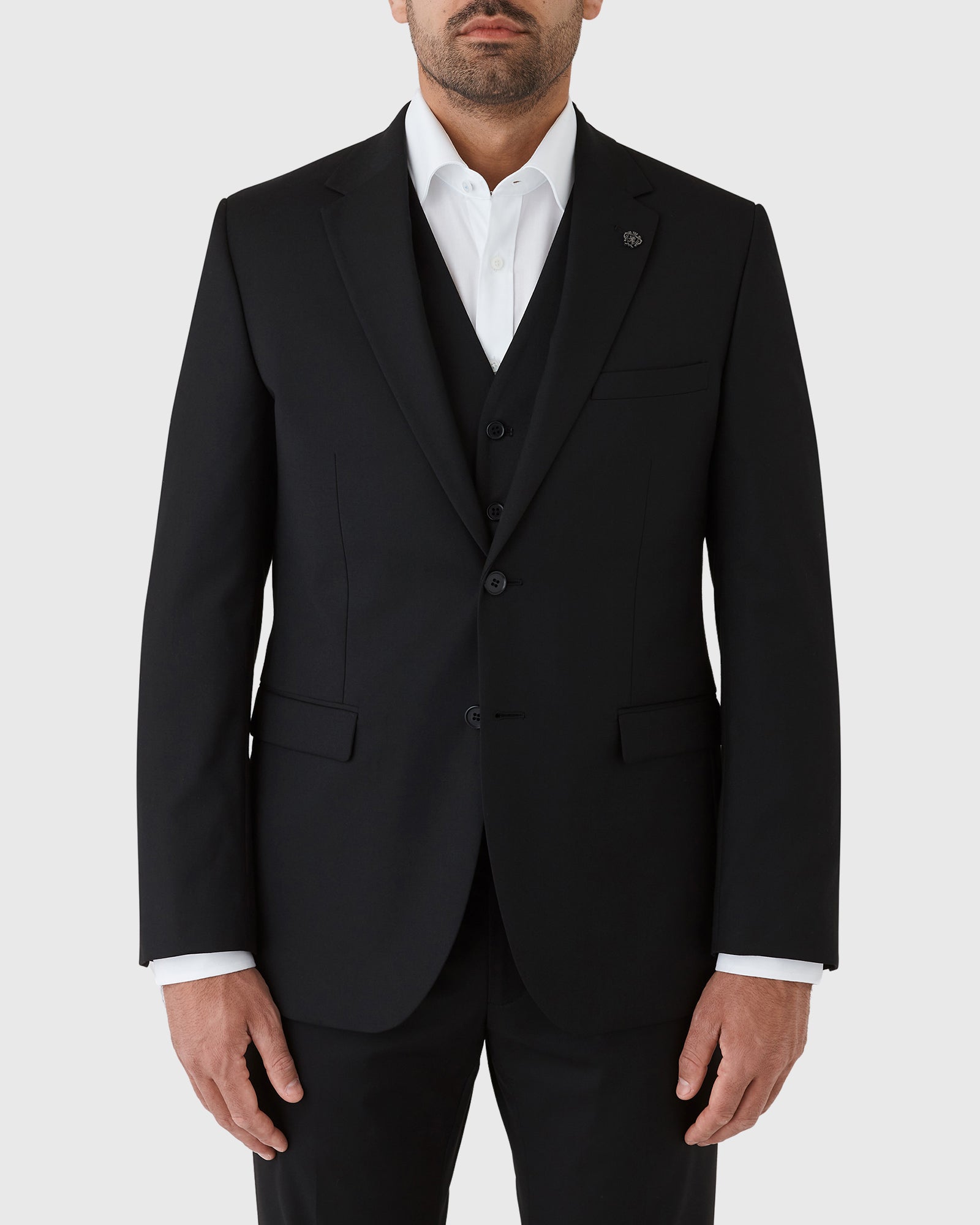 CAMBRIDGE FMG100 BLACK BEAUMONT VEST