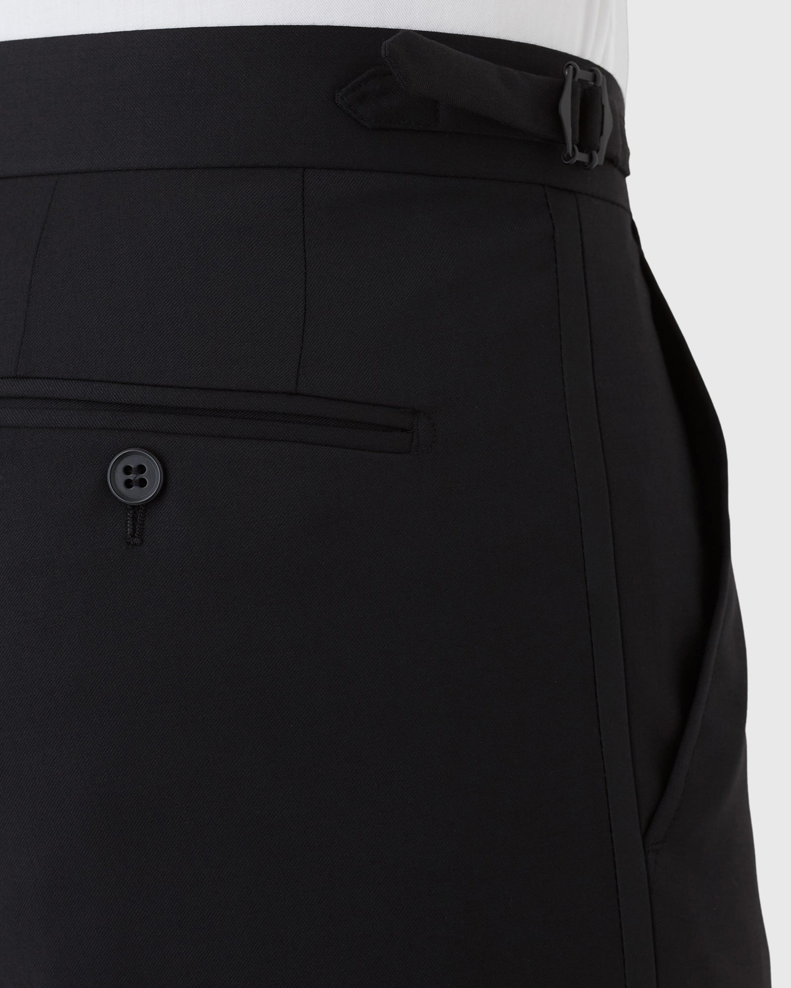 CAMBRIDGE JADON FMG100 BLACK TUXEDO TROUSER